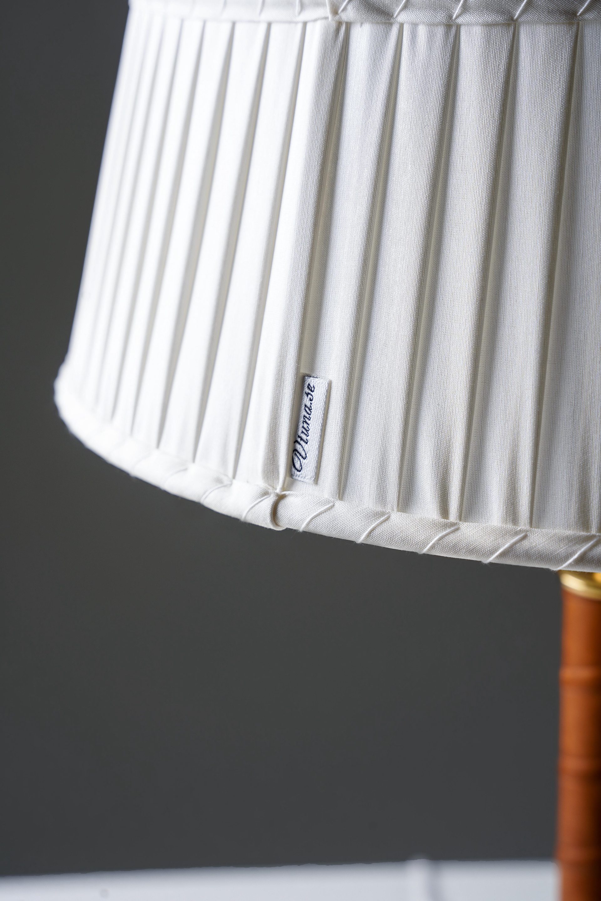 Brass Table lamp model 32926 by Nordiska Kompaniet, Sweden, 1940s For Sale