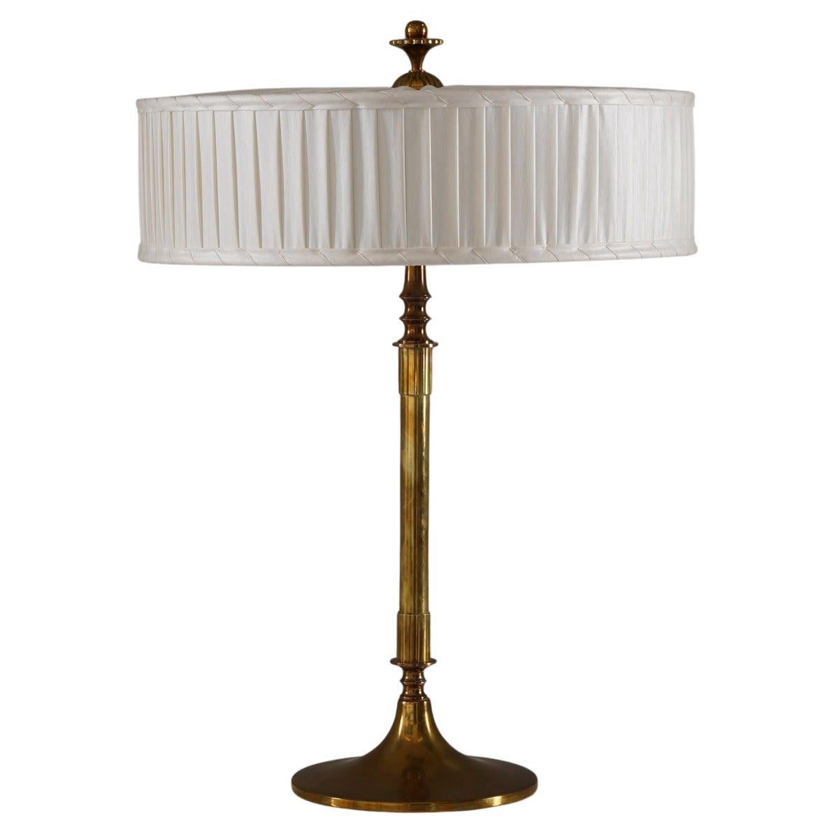 Swedish Grace Table Lamp in Brass by Böhlmarks