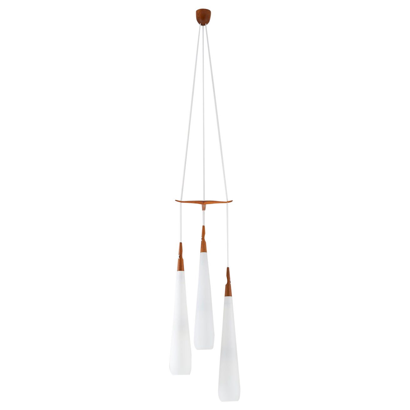 Midcentury Swedish Chandelier by Luxus, Sweden