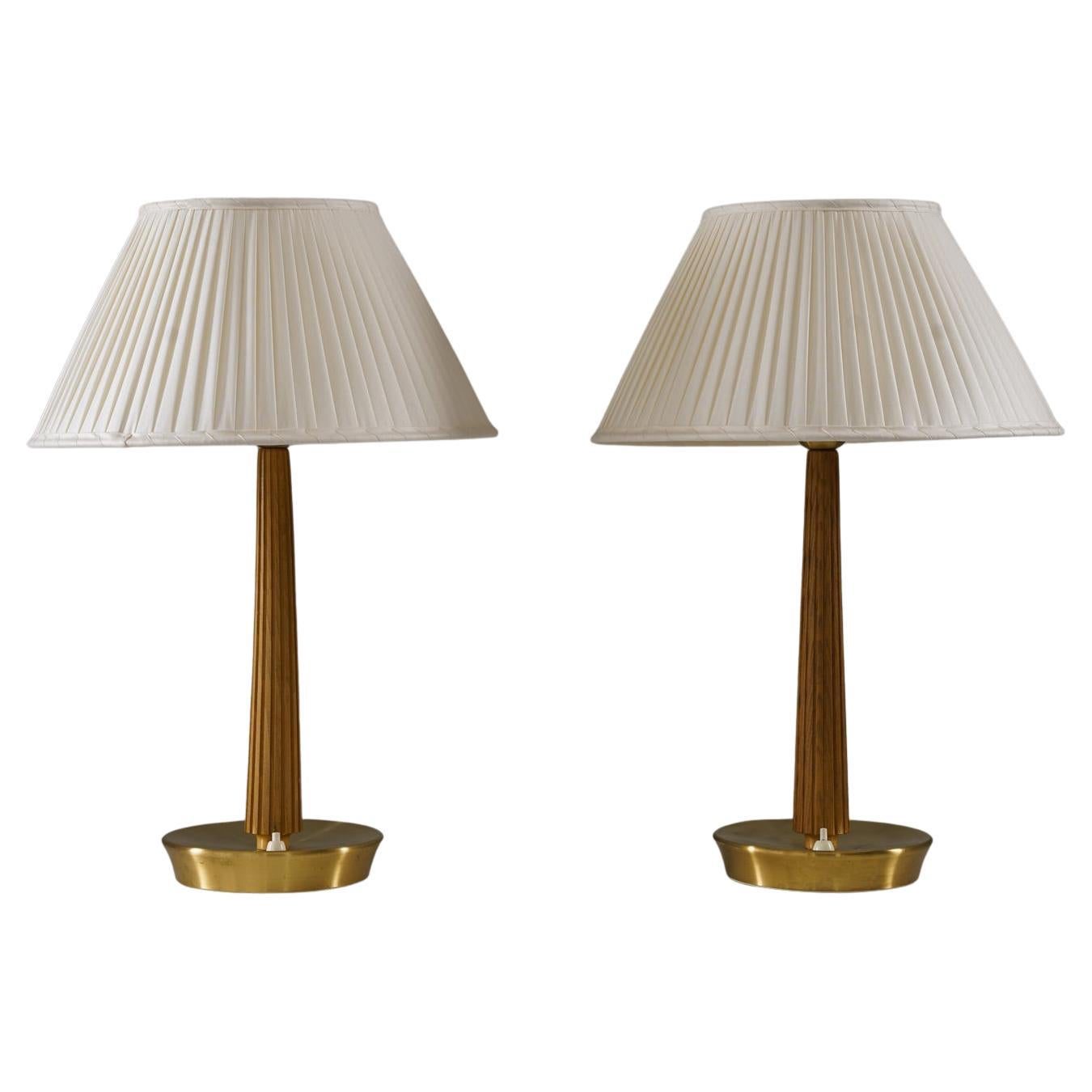 Scandinavian Mid Century Table Lamps by ASEA