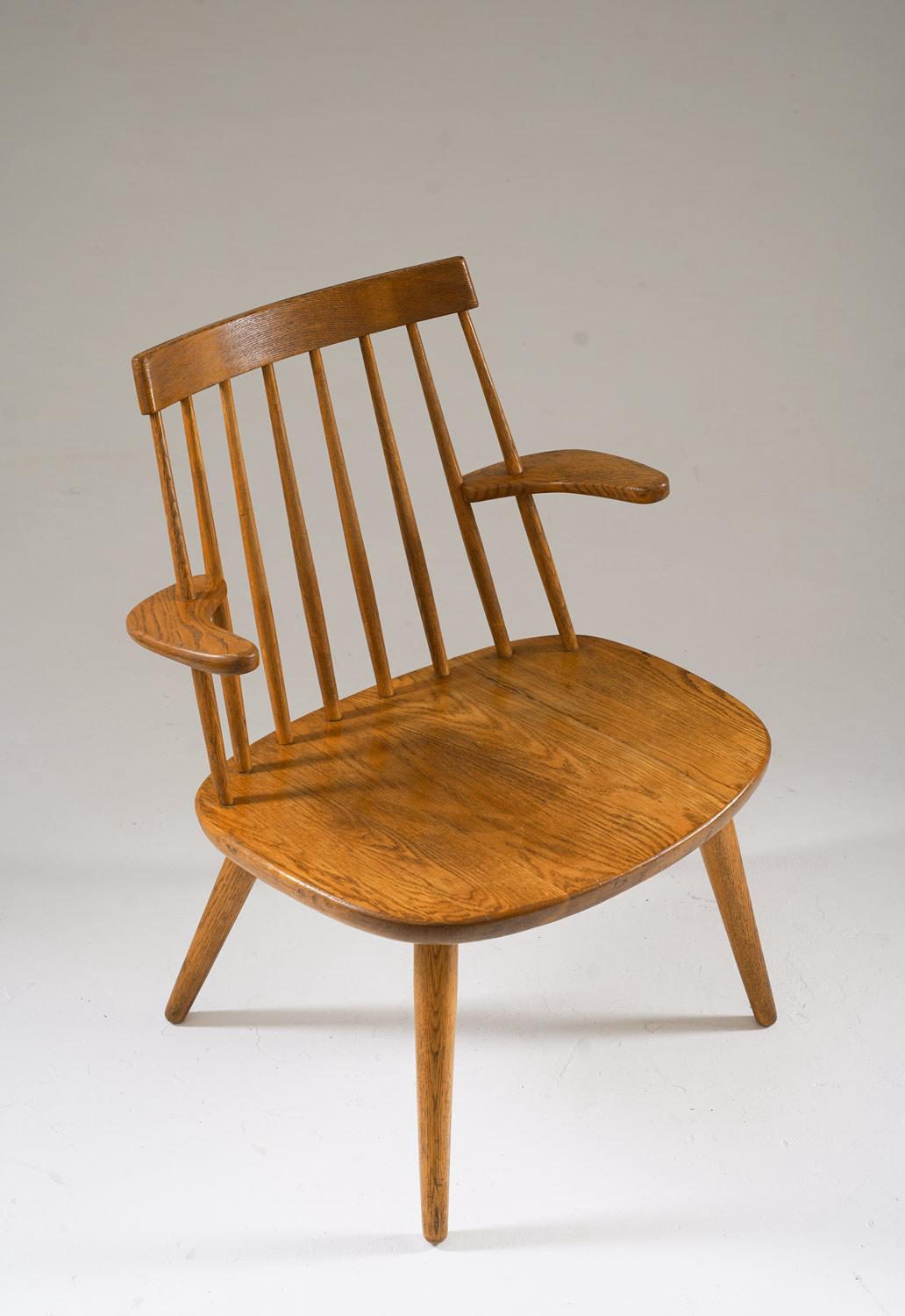 20th Century Scandinavian Midcentury Armchairs Model "Sibbo" by Yngve Ekström For Sale