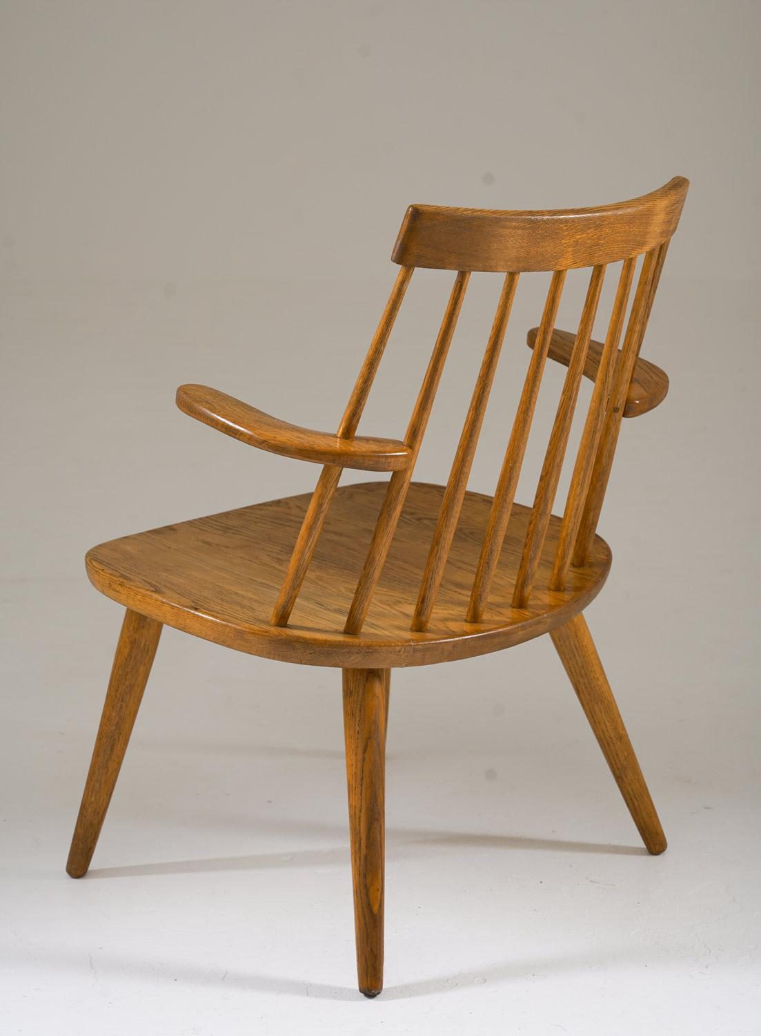 Scandinavian Midcentury Armchairs Model "Sibbo" by Yngve Ekström For Sale 1