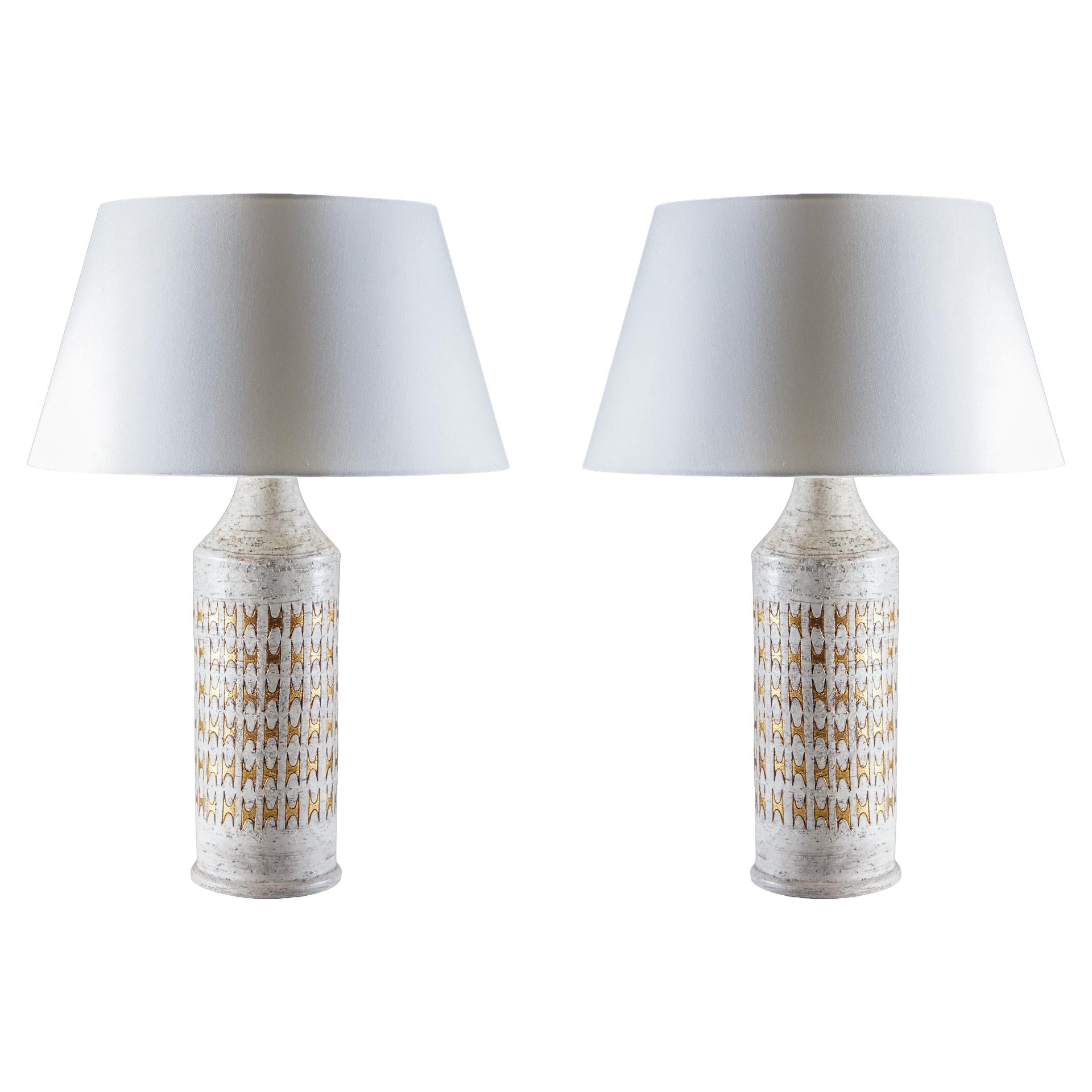 Pair of Table Lamps by Bitossi for Bergboms