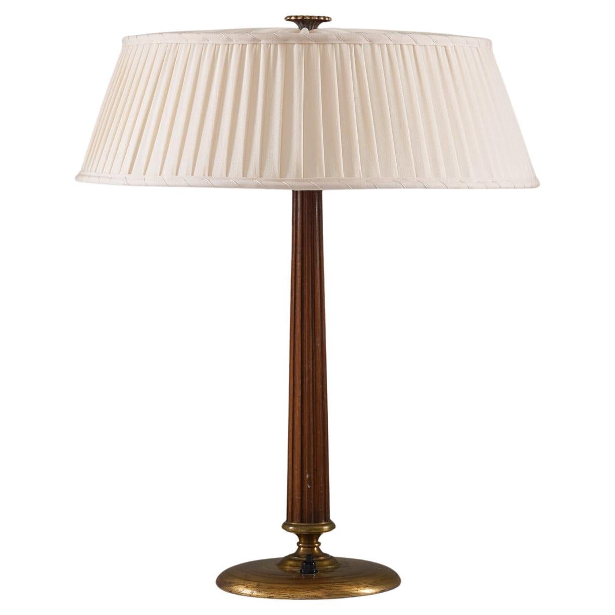 Swedish Modern Table Lamp by Erik Tidstrand for Nordiska Kompaniet