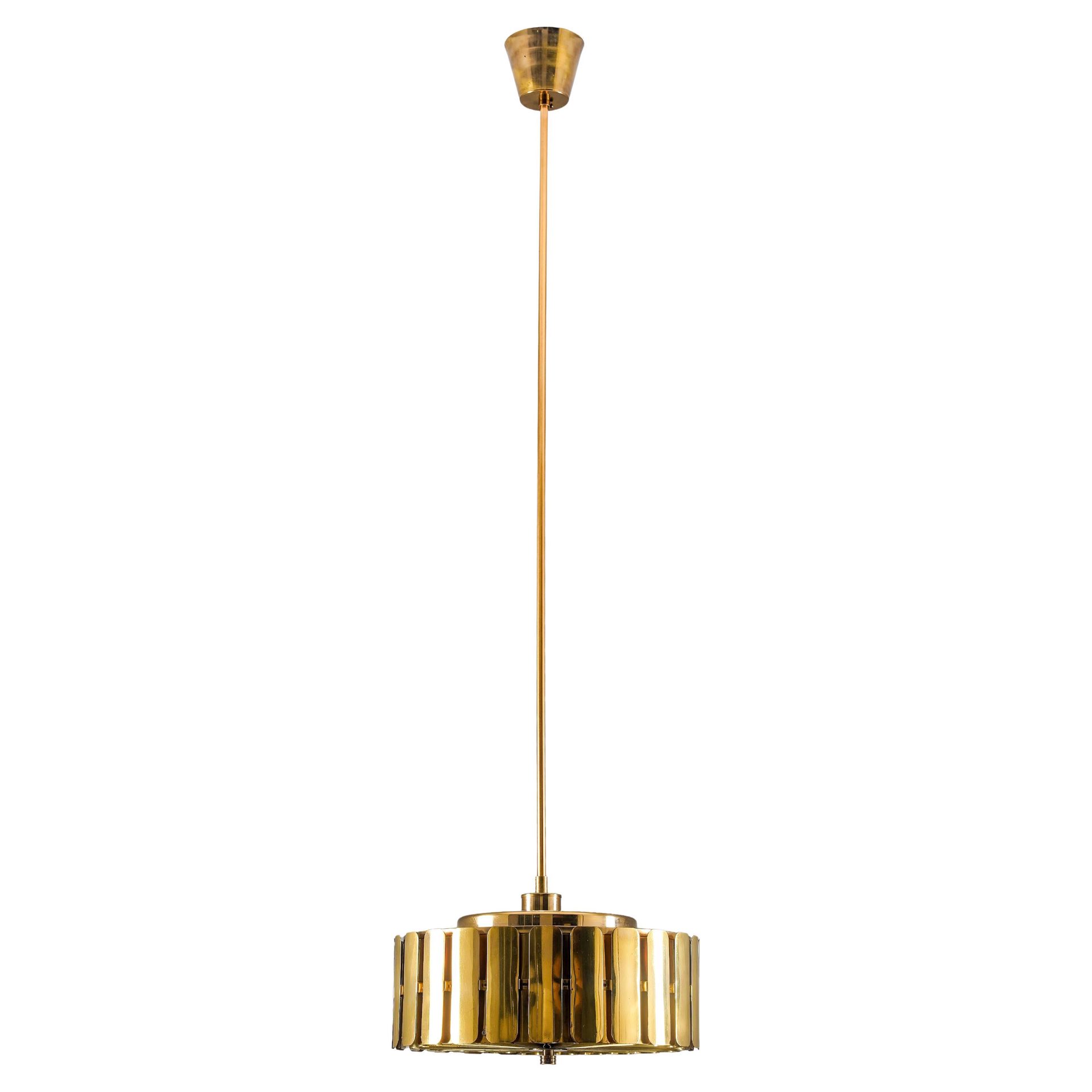 Brass Pendant by Konsthantverk Tyringe, Sweden, 1960s
