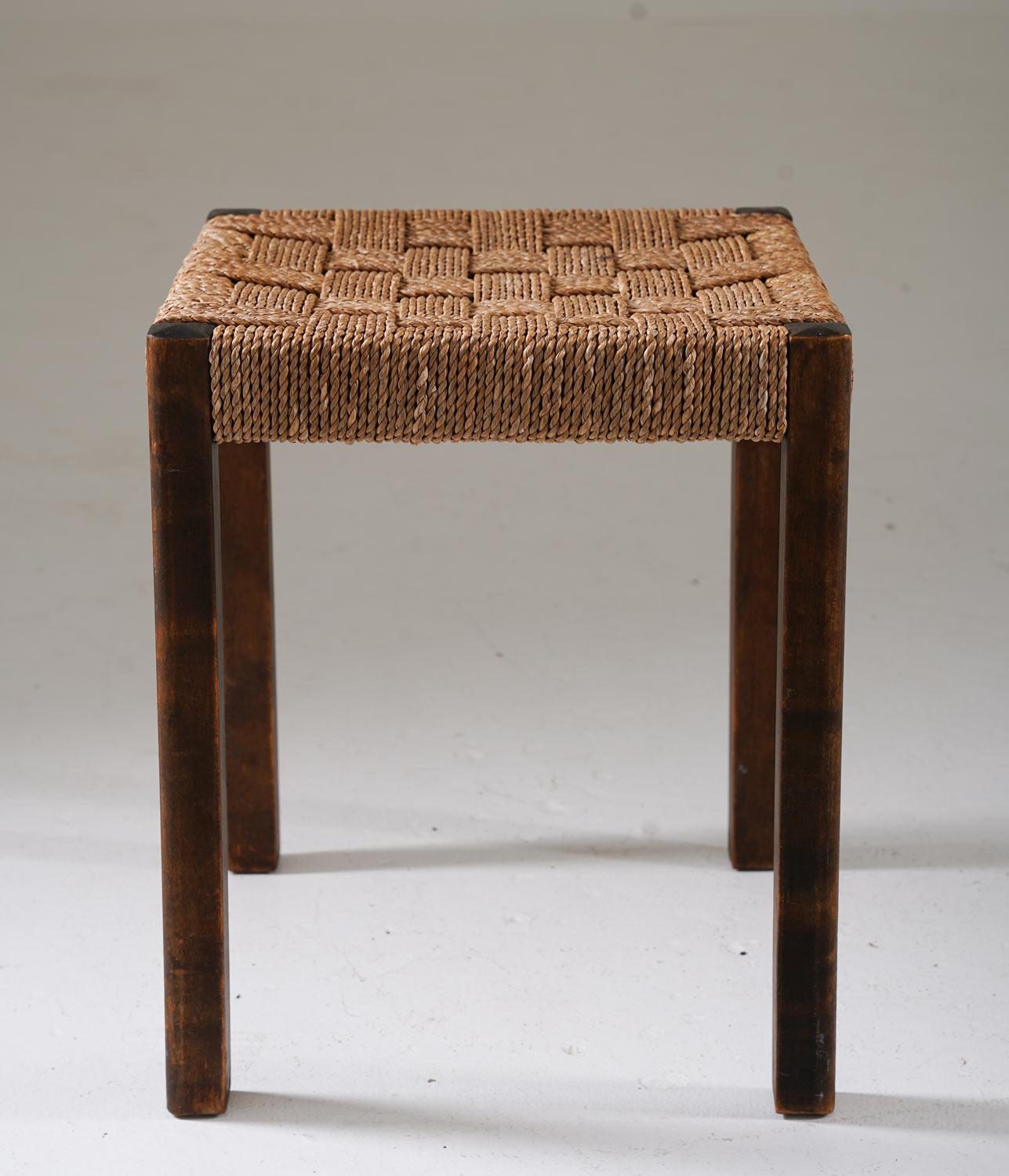 Scandinavian Modern Stool by Axel Larsson for Bodafors, Sweden For Sale
