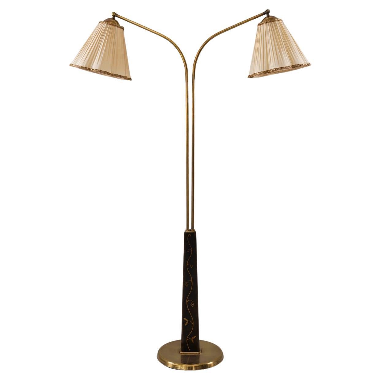 Swedish Modern Floor Lamp by Tor Wolfenstein for Ditzingers