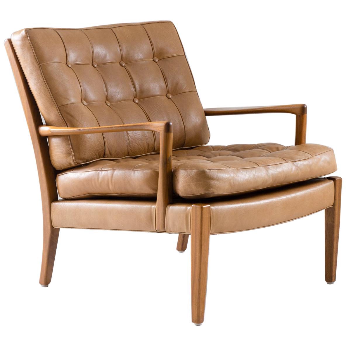 Midcentury Swedish Lounge Chairs "Löven" by Arne Norell