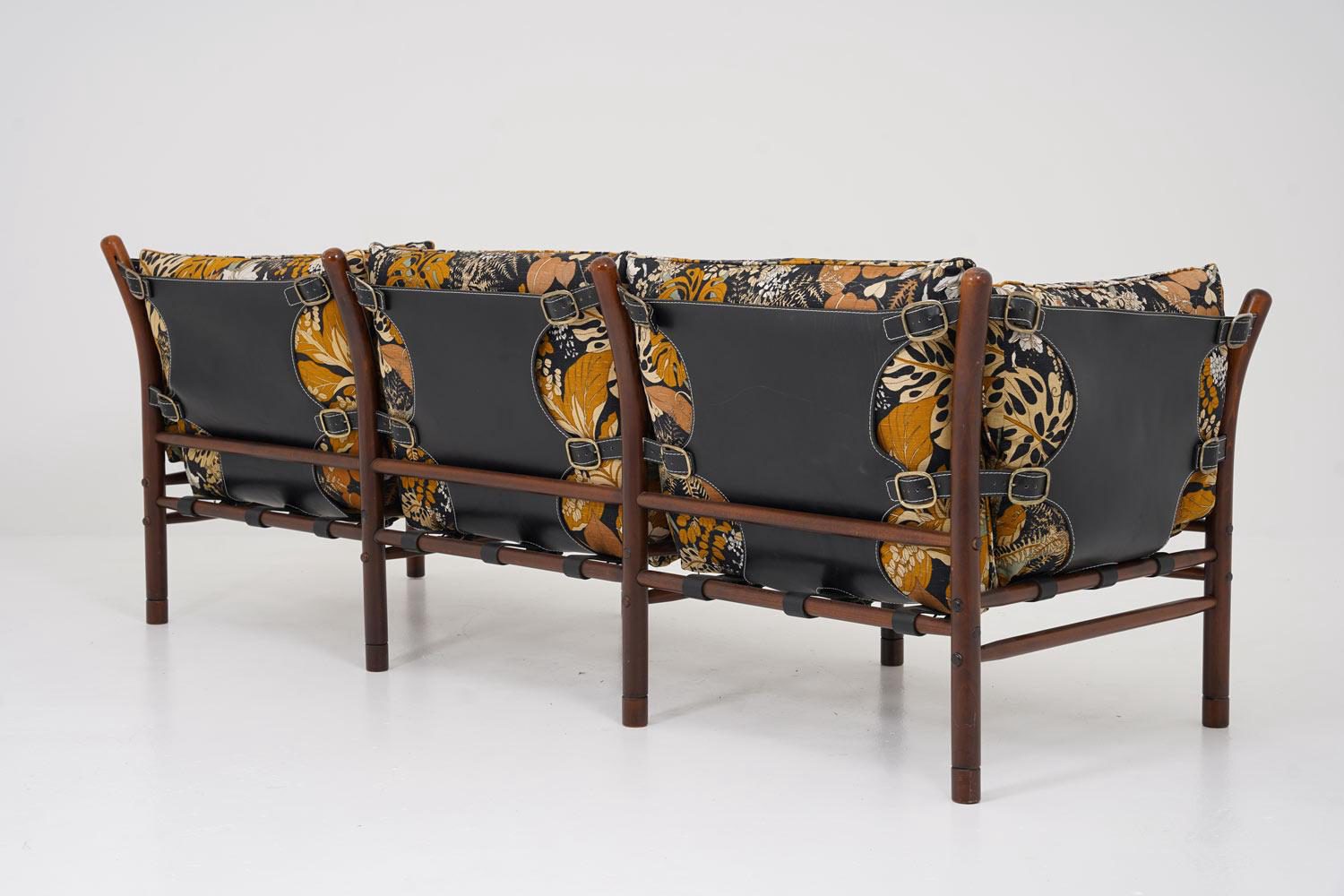 Midcentury Swedish Sofa "Ilona" by Arne Norell In Good Condition For Sale In Karlstad, SE