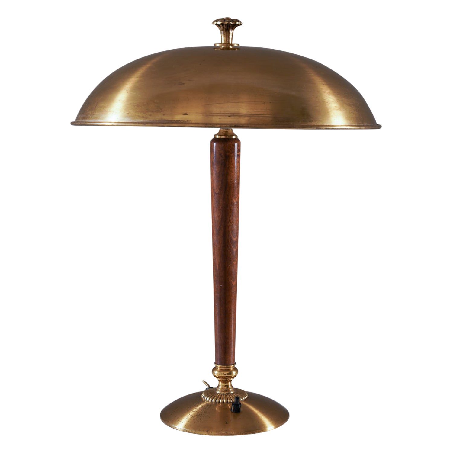 Swedish Table Lamp in Brass by Nordiska Kompaniet