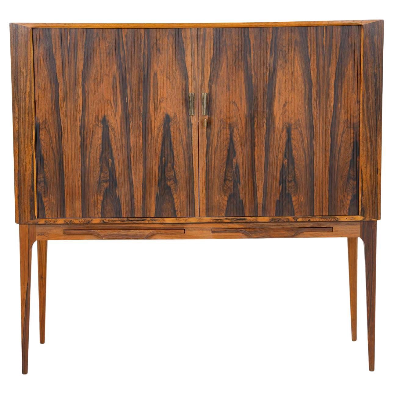 Danish Mid-Century Bar Cabinet in Rosewood by Kurt Østervig