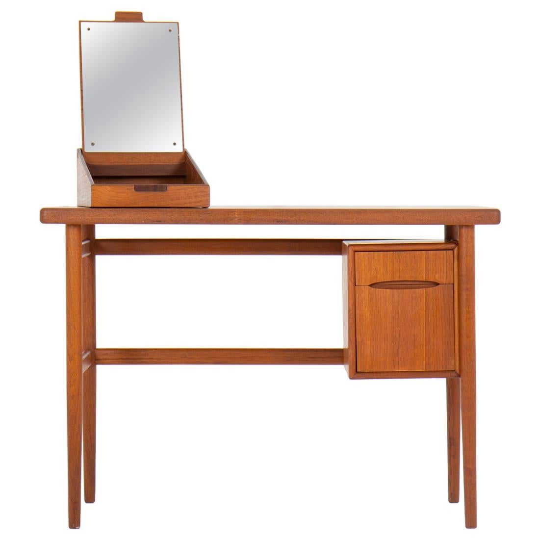 Danish Vanity Table or Desk in Teak by Kurt Østervig, Denmark