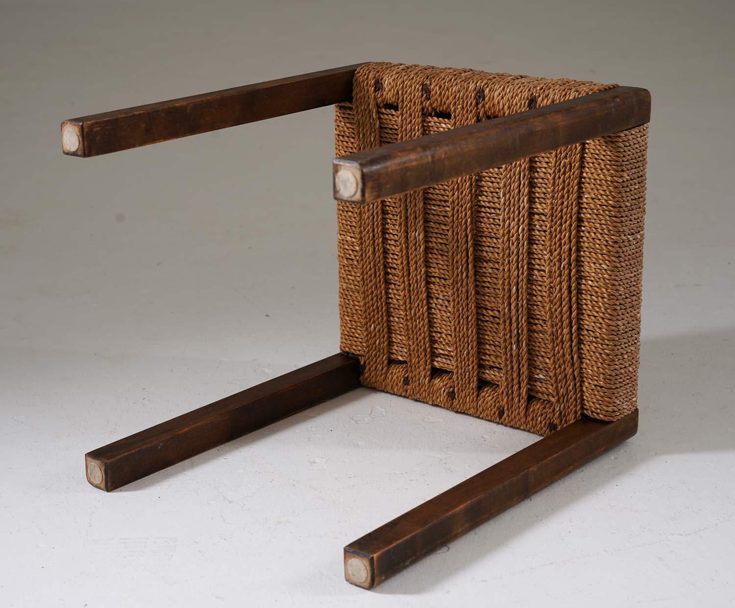Stool by Axel Larsson for Bodafors, Sweden In Good Condition For Sale In Karlstad, SE