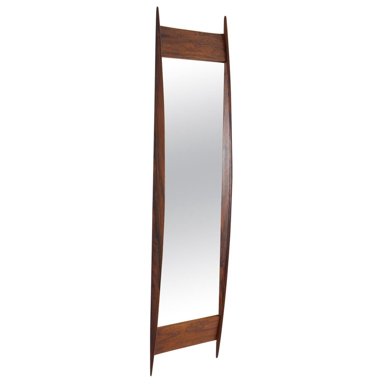 Midcentury Scandinavian Mirror by Glas & Trä